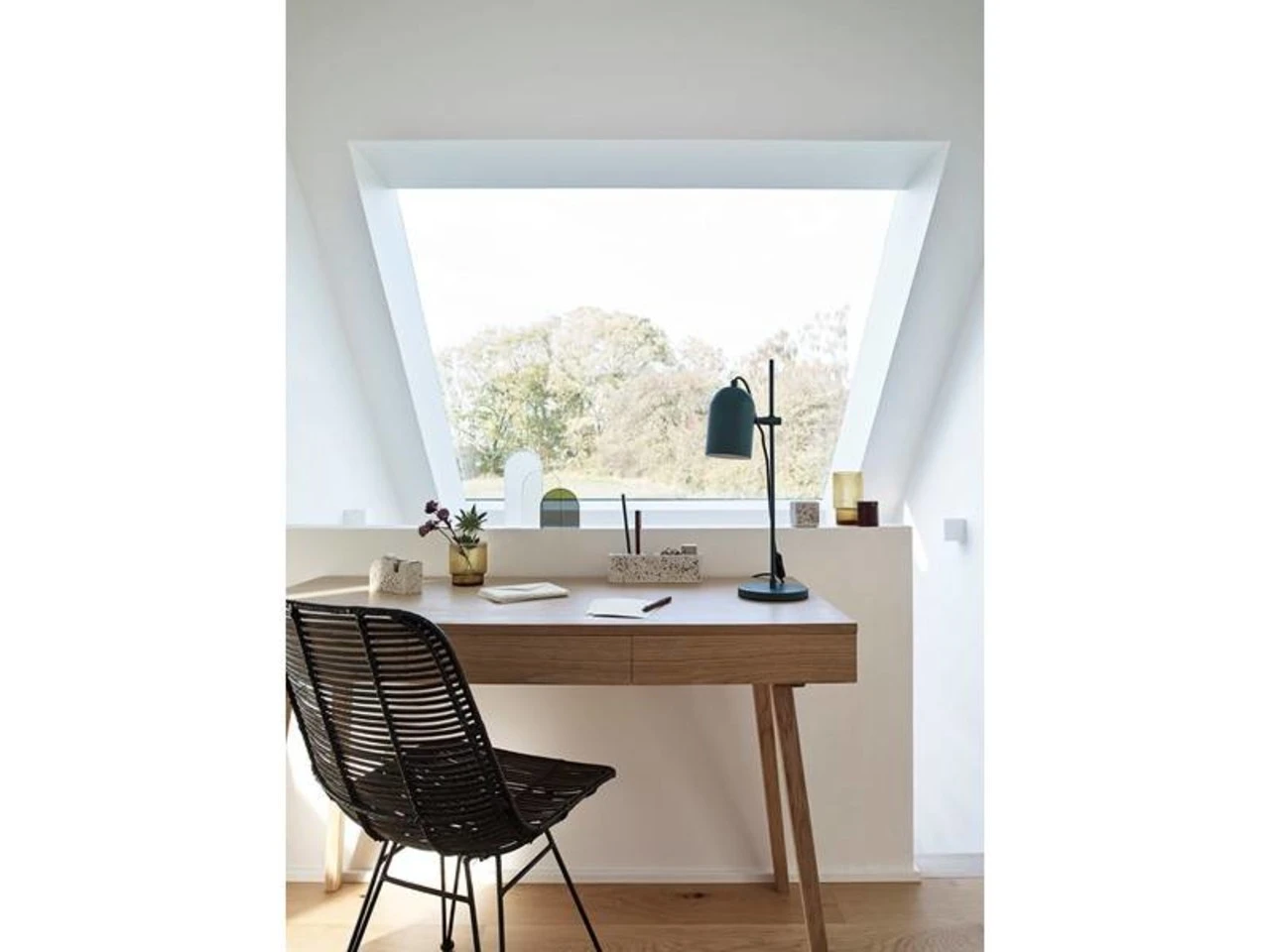 Hubsch Tafellamp Groen Metaal 2 Hubsch Tafellamp Groen Metaal - Afbeelding 2