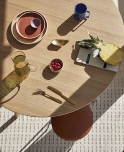 Hubsch Vloerkleed Katoen - Wit/grijs -Bloomingville Verkoopwinkel hubsch vloerkleed katoen wit grijs 2