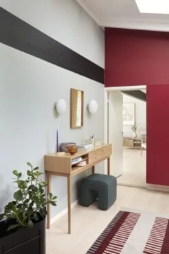 Hubsch Vloerkleed Polyester - Beige/rood/grijs -Bloomingville Verkoopwinkel hubsch vloerkleed polyester beige rood grijs 3