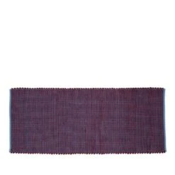Hubsch Vloerkleed Wol - Blauw/bordeaux