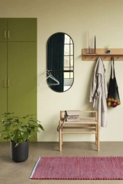 Hubsch Vloerkleed Wol - Blauw/bordeaux -Bloomingville Verkoopwinkel hubsch vloerkleed wol blauw bordeaux 4