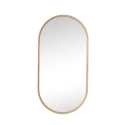 Hubsch Wandspiegel Bamboe - Naturel