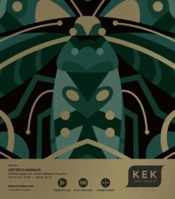 KEK Amsterdam Art Deco Goud Behang Animaux Beetle - Groen -Bloomingville Verkoopwinkel kek amsterdam art deco goud behang animaux beetle 3