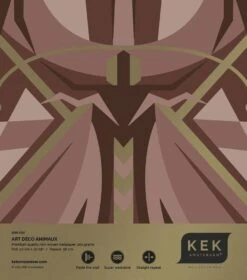 KEK Amsterdam Art Deco Goud Behang Animaux Grasshopper - Taupe -Bloomingville Verkoopwinkel kek amsterdam art deco goud behang animaux grassho 3