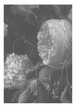 KEK Amsterdam Black & White Flowers Behang