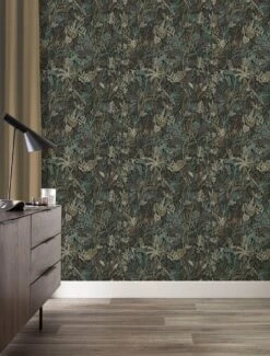 KEK Amsterdam Botanisch Patroon Behang 100x280cm FR-023 -Bloomingville Verkoopwinkel kek amsterdam botanisch patroon behang 100x280cm f 22