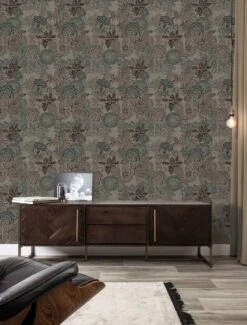 KEK Amsterdam Botanisch Patroon Behang 100x280cm FR-015 -Bloomingville Verkoopwinkel kek amsterdam botanisch patroon behang 100x280cm f 5