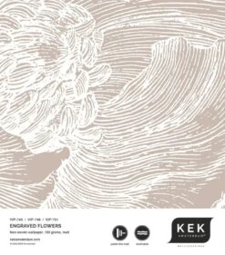 KEK Amsterdam Engraved Bloemen Behang Zand WP-751 400x280cm 7 KEK Amsterdam Engraved Bloemen Behang Zand WP-751 400x280cm -Bloomingville Verkoopwinkel kek amsterdam engraved bloemen behang zand wp 751 2