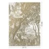 KEK Amsterdam Engraved Landscapes Goud Behang MW-040 - 200x280cm