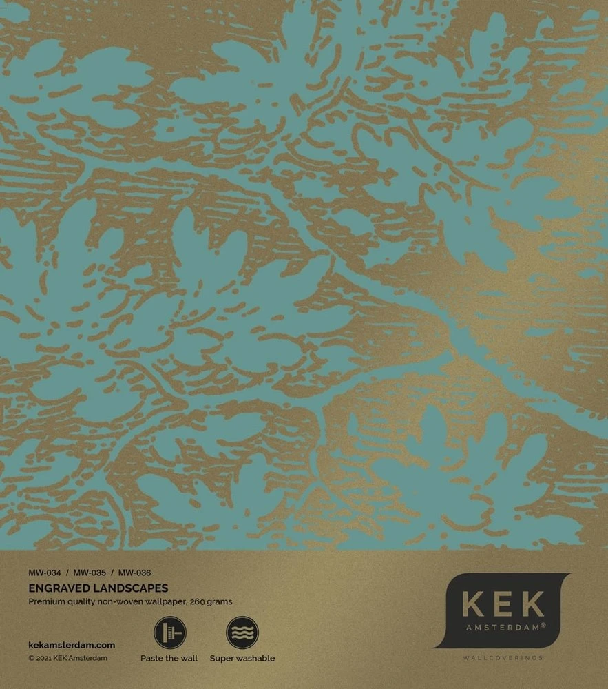 KEK Amsterdam Engraved Landscapes Goud Behang MW-036 - 400x280cm 3 KEK Amsterdam Engraved Landscapes Goud Behang MW-036 - 400x280cm - Afbeelding 3