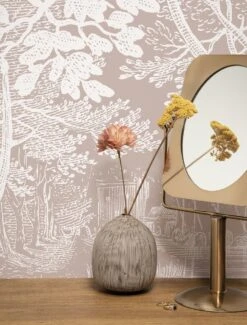 KEK Amsterdam Engraved Landschappen Behang Nude WP-768 400x280cm -Bloomingville Verkoopwinkel kek amsterdam engraved landschappen behang nude wp 3