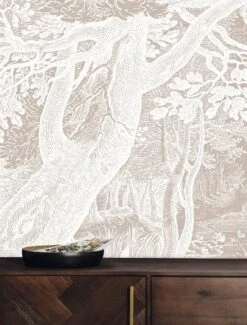 KEK Amsterdam Engraved Landschappen Behang Zand WP-763 200x280cm -Bloomingville Verkoopwinkel kek amsterdam engraved landschappen behang zand wp 3