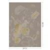 KEK Amsterdam Golden Age Flowers Goud Behang MW-043 - 200x280cm