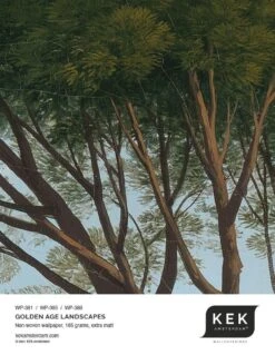 KEK Amsterdam Golden Age Landscapes Behangcirkel CK-003 - ø190cm -Bloomingville Verkoopwinkel kek amsterdam golden age landscapes behangcirkel c 2