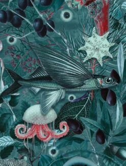 KEK Amsterdam Underwater Jungle Fotobehang WP-692 - 292,2 X 280 Cm 10 KEK Amsterdam Underwater Jungle Fotobehang WP-692 - 292,2 X 280 Cm -Bloomingville Verkoopwinkel kek amsterdam underwater jungle fotobehang wp 692 2