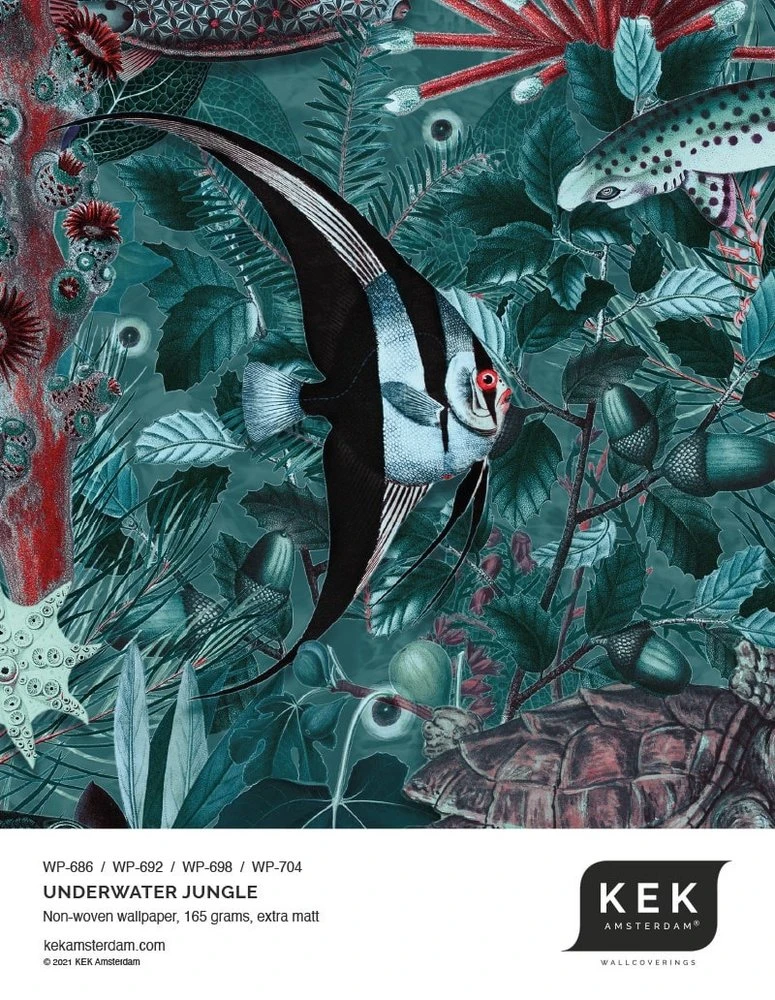 KEK Amsterdam Underwater Jungle Fotobehang WP-692 - 292,2 X 280 Cm 7 KEK Amsterdam Underwater Jungle Fotobehang WP-692 - 292,2 X 280 Cm - Afbeelding 7