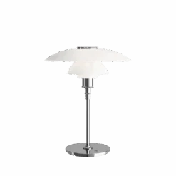 Louis Poulsen PH 4½-3½ Glas Tafellamp Chroom - 5744161501