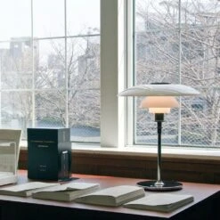 Louis Poulsen PH 4½-3½ Glas Tafellamp Chroom - 5744161501 -Bloomingville Verkoopwinkel louis poulsen ph 4 3 glas tafellamp chroom 5744161 6