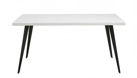 Nordal Blanca Eettafel Small - Glanzend Wit 2 Nordal Blanca Eettafel Small - Glanzend Wit - Afbeelding 2