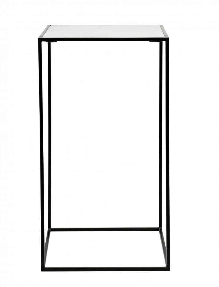 Nordal Cube Bijzettafel - Wit Marmer L 1 Nordal Cube Bijzettafel - Wit Marmer L