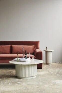 Nordal Erie Salontafel - Wit Ø90cm -Bloomingville Verkoopwinkel nordal erie salontafel wit 90cm 3