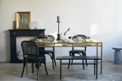 Nordal Etne Eettafel - Goud -Bloomingville Verkoopwinkel nordal etne eettafel goud 3