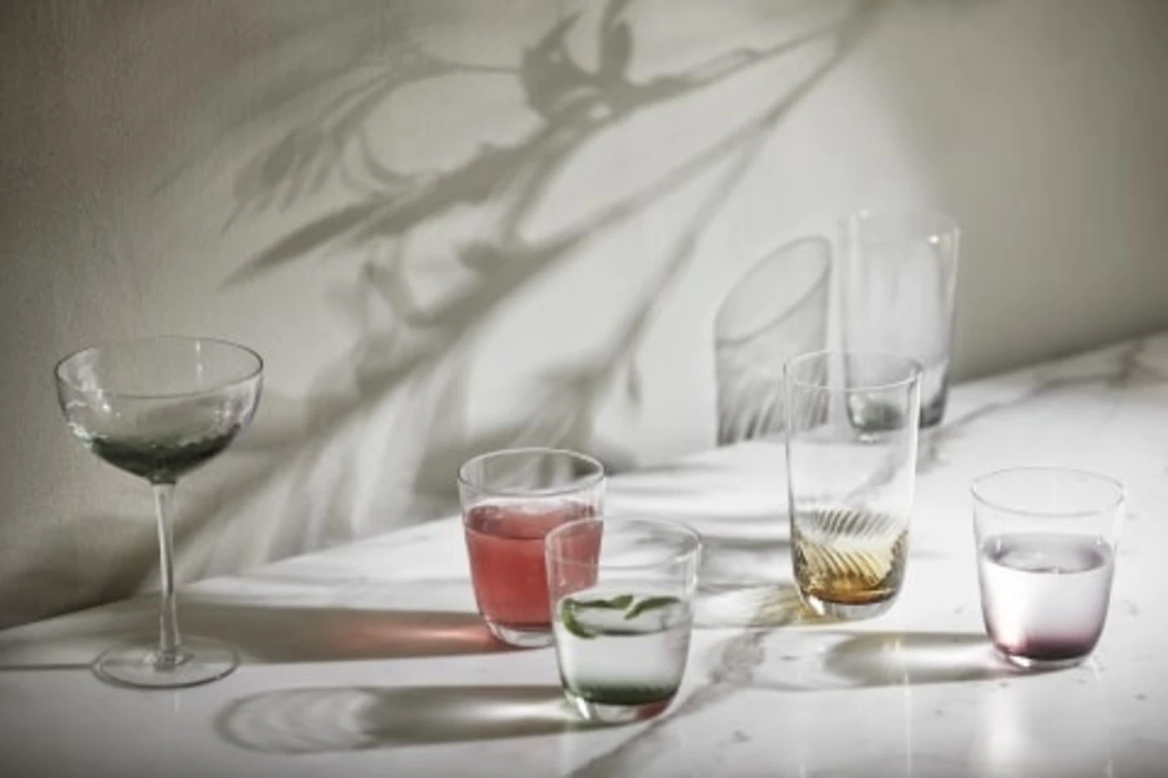 Nordal Garo Longdrink Glazen Groen Set Van 4 Stuks - 41651 2 Nordal Garo Longdrink Glazen Groen Set Van 4 Stuks - 41651 - Afbeelding 2