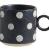 Nordal Grainy Mokken Dots Donkerblauw/zand -set Van 4 Stuks