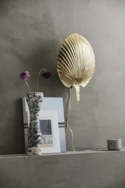 Nordal Gro Wandlamp - Goud -Bloomingville Verkoopwinkel nordal gro wandlamp goud 2