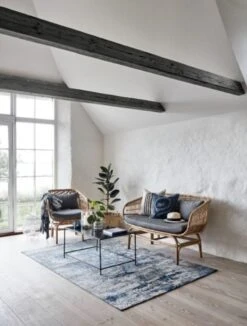 Nordal Rotan Armstoel Met Grijs Kussen 5 Nordal Rotan Armstoel Met Grijs Kussen -Bloomingville Verkoopwinkel nordal rotan armstoel met grijs kussen 2