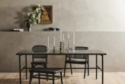 Nordal Sesdia Eettafel - Shiny Zwart -Bloomingville Verkoopwinkel nordal sesdia eettafel shiny zwart 3