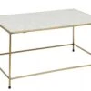 Nordal Timeless Salontafel - Wit Marmer/messing