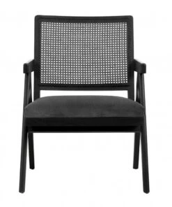 Nordal Wickerwork Stoel - Zwart /grijs