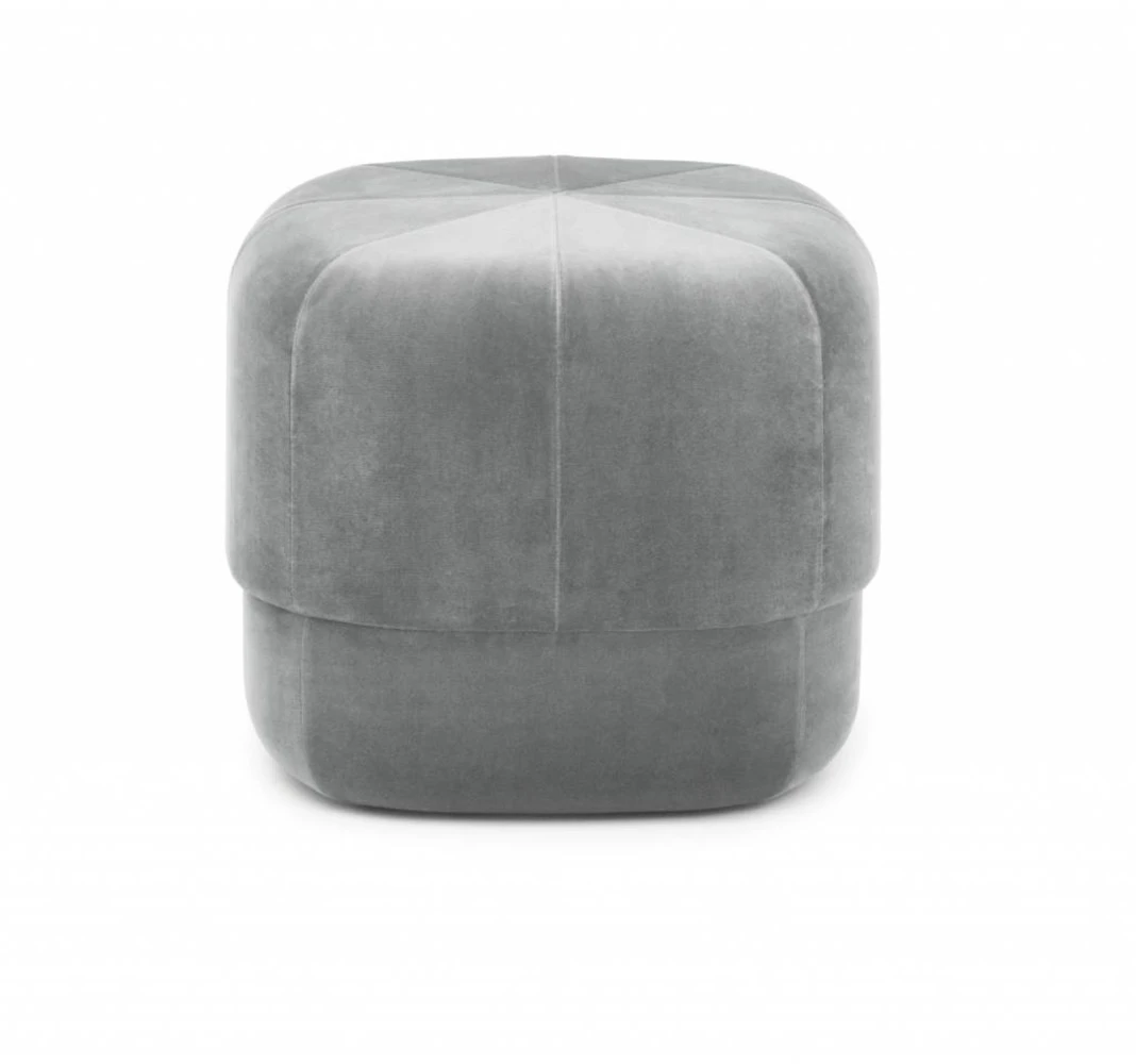 Normann Copenhagen Circus Pouf Small Grijs 46x46x40cm 1 Normann Copenhagen Circus Pouf Small Grijs 46x46x40cm