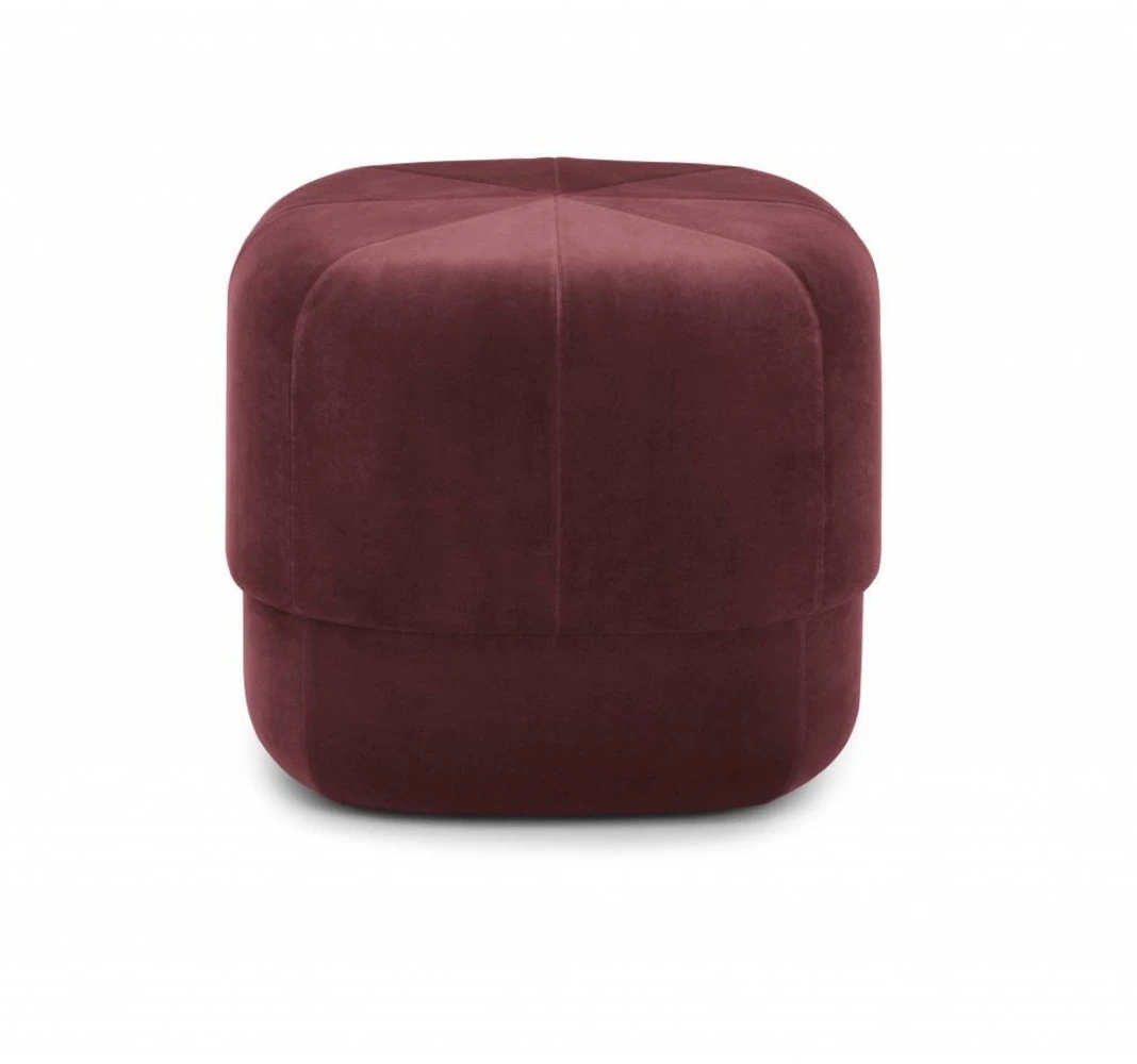 Normann Copenhagen Circus Pouf Small Rood 46x46x40cm 1 Normann Copenhagen Circus Pouf Small Rood 46x46x40cm