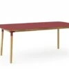 Normann Copenhagen Form Tafel Eiken Rood