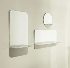 Normann Copenhagen Horizon Spiegel Verticaal Wit - 600988 -Bloomingville Verkoopwinkel normann copenhagen horizon spiegel verticaal wit 6 2