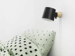 Normann Copenhagen Rise Wandlamp Zwart -Bloomingville Verkoopwinkel normann copenhagen rise wandlamp zwart 3