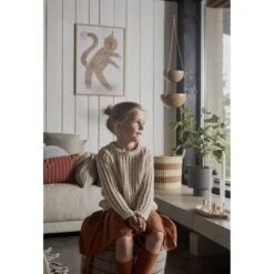 OYOY Grid Poef Clay - L10091 10 OYOY Grid Poef Clay - L10091 -Bloomingville Verkoopwinkel oyoy grid poef clay l10091 4