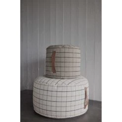 OYOY Grid Poef Large Offwhite - L10090 -Bloomingville Verkoopwinkel oyoy grid poef large offwhite l10090 4