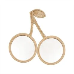 OYOY Kersen Rotan Wandspiegel - M107277