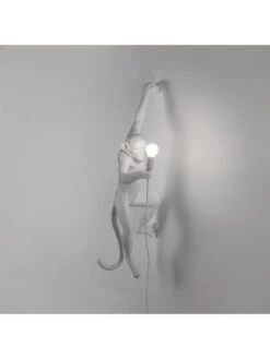 Seletti Monkey Lamp Hanging Left - Wit -Bloomingville Verkoopwinkel seletti monkey lamp hanging left wit 5