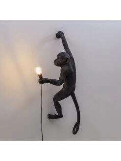 Seletti Monkey Lamp Hanging Right - Zwart -Bloomingville Verkoopwinkel seletti monkey lamp hanging right zwart 2