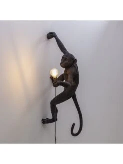 Seletti Monkey Lamp Hanging Right - Zwart -Bloomingville Verkoopwinkel seletti monkey lamp hanging right zwart 4