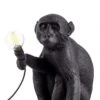 Seletti Monkey Lamp Sitting - Zwart