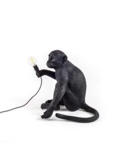 Seletti Monkey Lamp Sitting - Zwart -Bloomingville Verkoopwinkel seletti monkey lamp sitting zwart 3