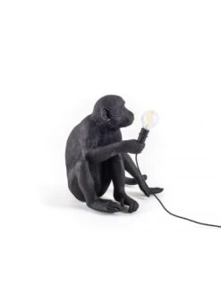 Seletti Monkey Lamp Sitting - Zwart -Bloomingville Verkoopwinkel seletti monkey lamp sitting zwart 4