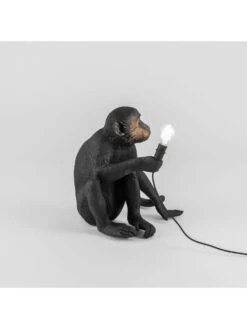 Seletti Monkey Lamp Sitting - Zwart -Bloomingville Verkoopwinkel seletti monkey lamp sitting zwart 5