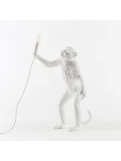 Seletti Monkey Lamp Standing - Wit -Bloomingville Verkoopwinkel seletti monkey lamp standing wit 2