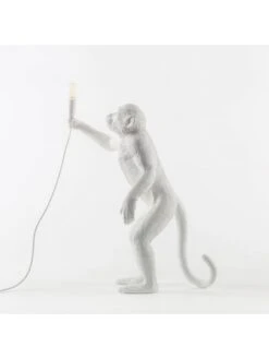 Seletti Monkey Lamp Standing - Wit -Bloomingville Verkoopwinkel seletti monkey lamp standing wit 3